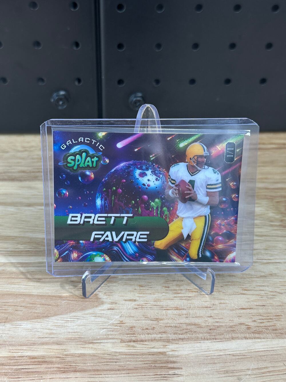 2025 Wild Card Galactic Splat Brett Favre SGALe9-BF 1 Of 1
